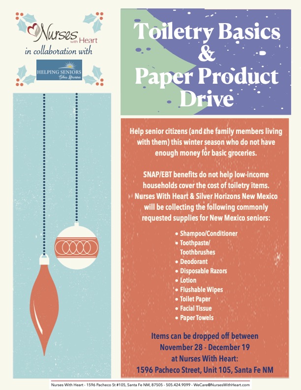 Toiletry Basics & Paper Products Drive